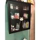 Windham Wall Cabinet with Two Glass Doors by Elegant Home Fashions
