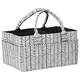 Herringbone Felt Storage Caddy