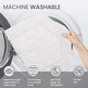 preview thumbnail 105 of 189, Home Weavers Waterford Collection Cotton Toilet Lid Rug | Elastic Fit | Fit Most Standard Toilet Lid | 18"x18"
