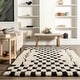 preview thumbnail 6 of 5, Nuloom Nathalie Modern Checkered Shag Area Rug