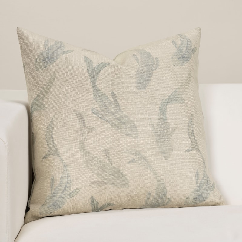 Koi Water Designer Throw Pillow