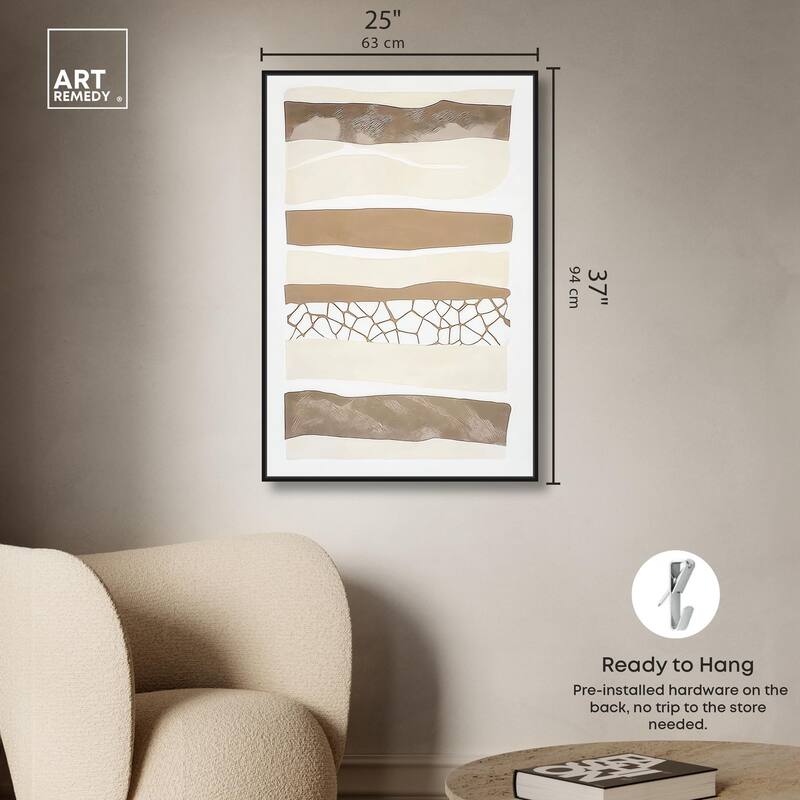 Relief Rifts II Canvas by Art Remedy