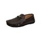 preview thumbnail 6 of 8, Josmo Boys' Loafer Boat Shoes Toddler Casual Dress Boat Shoe Loafers with Comfortable Moccasin Design 5 - Brown