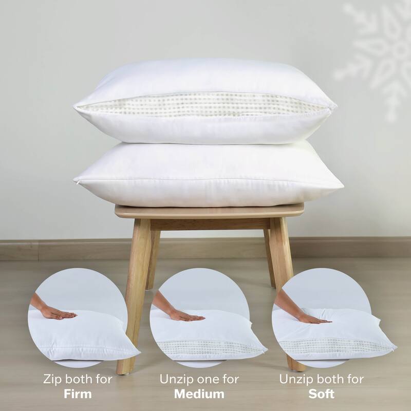 Martex Brrr All Sleeper White Blown Bed Pillow