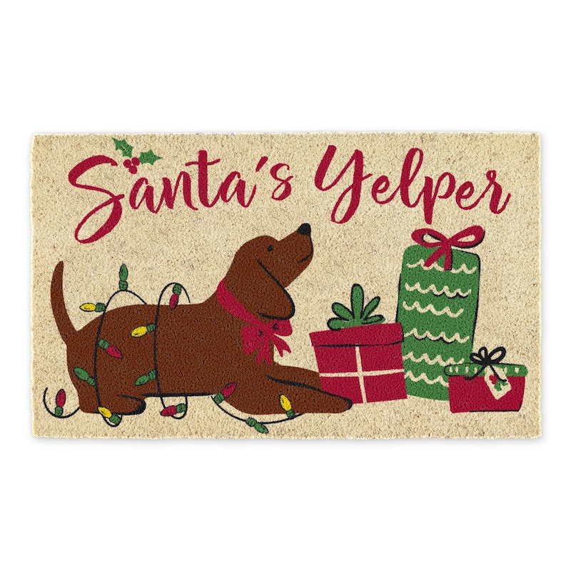 DII Christmas Holiday Doormat