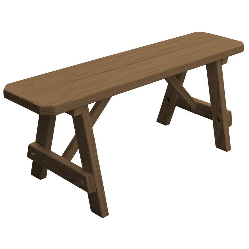 Pine 4' Traditional Bench