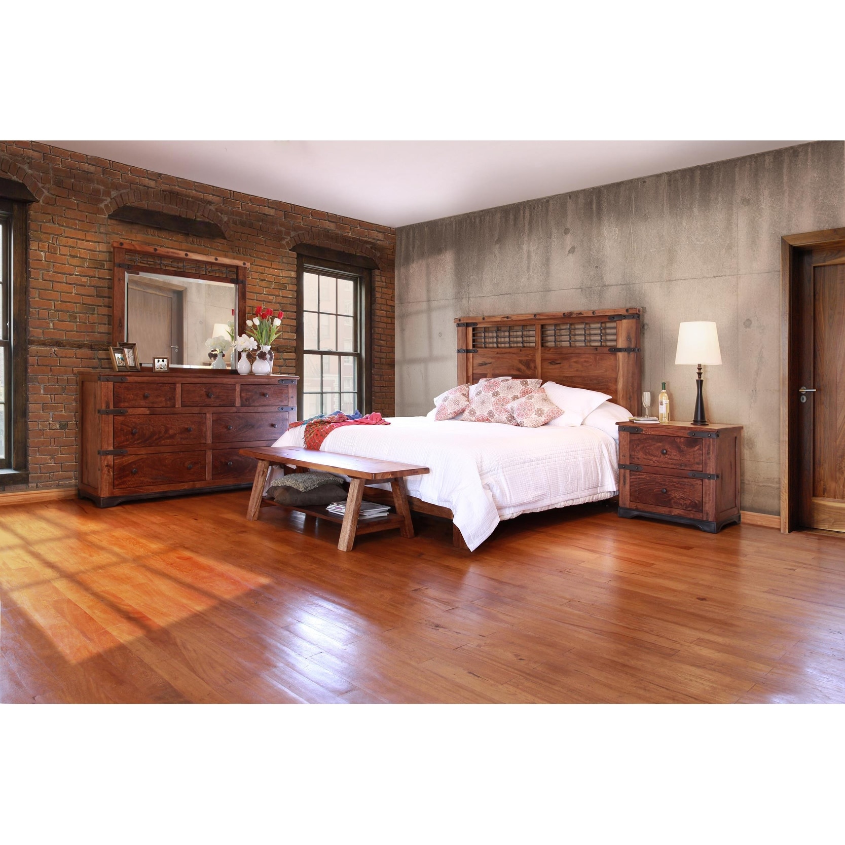 HomeRoots Solid Wood Dresser - Thumbnail 4