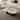 48“ Modern Wood Coffee Table, Matte Stone Top, cloud Shaped, 4 Solid Wood Veneer Legs
