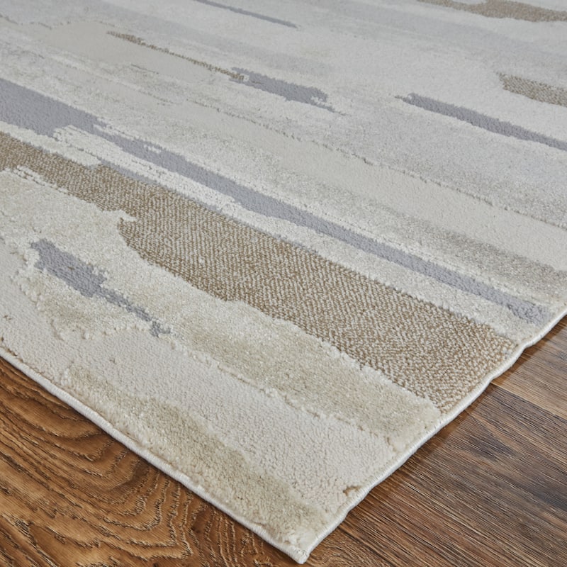 Grand Bazaar Kayden Machine Made Abstract Modern Area Rug