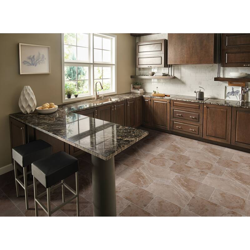 Ackland AKNPTROY12X24M-CA Royce - 12" x 24" Ceramic Solid Floor Tile -