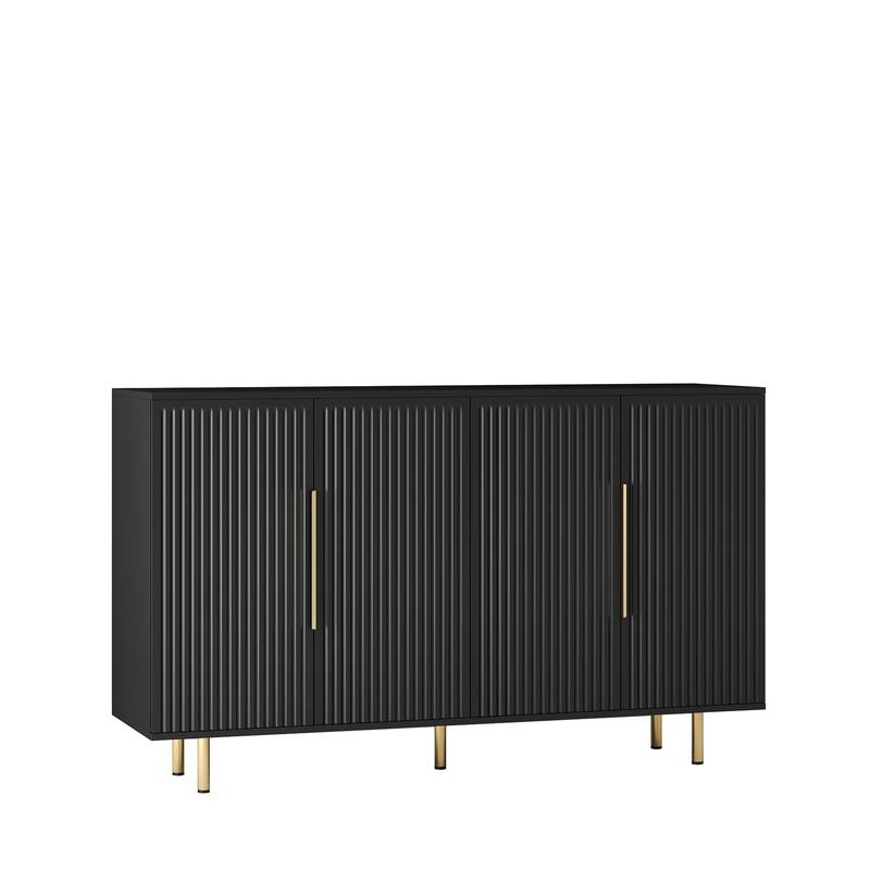 Roomfitters Modern Buffet Cabinet with Storage, Kitchen Sideboard Cupboard, Dining Room Credenza, Entryway Table