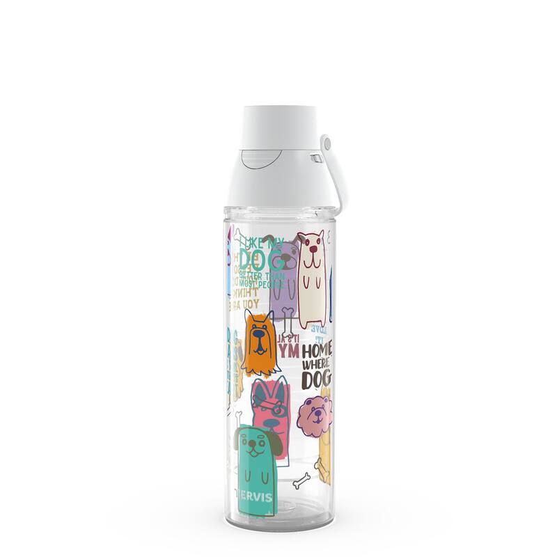 Tervis Dog Sayings Made in USA Double Walled Insulated Travel Tumbler, Classic - 24oz Venture Lite Water Bottle