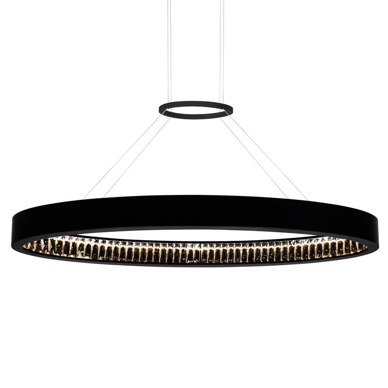 Rosalina LED Chandelier With Matte Black Finish - Matte Black