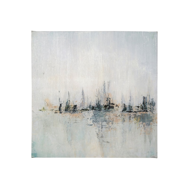 Waterfront I (20 x 20) Canvas Art Print - Small