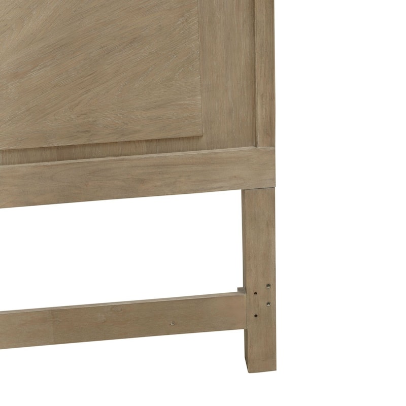 Liberty Furniture Panel Headboard in Sandstone Brown Oak - King or Queen