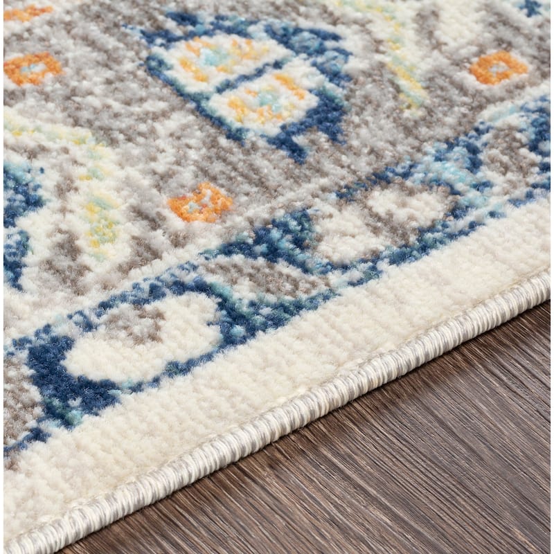 Livabliss Ananya Indoor/ Outdoor Tribal Medallion Area Rug