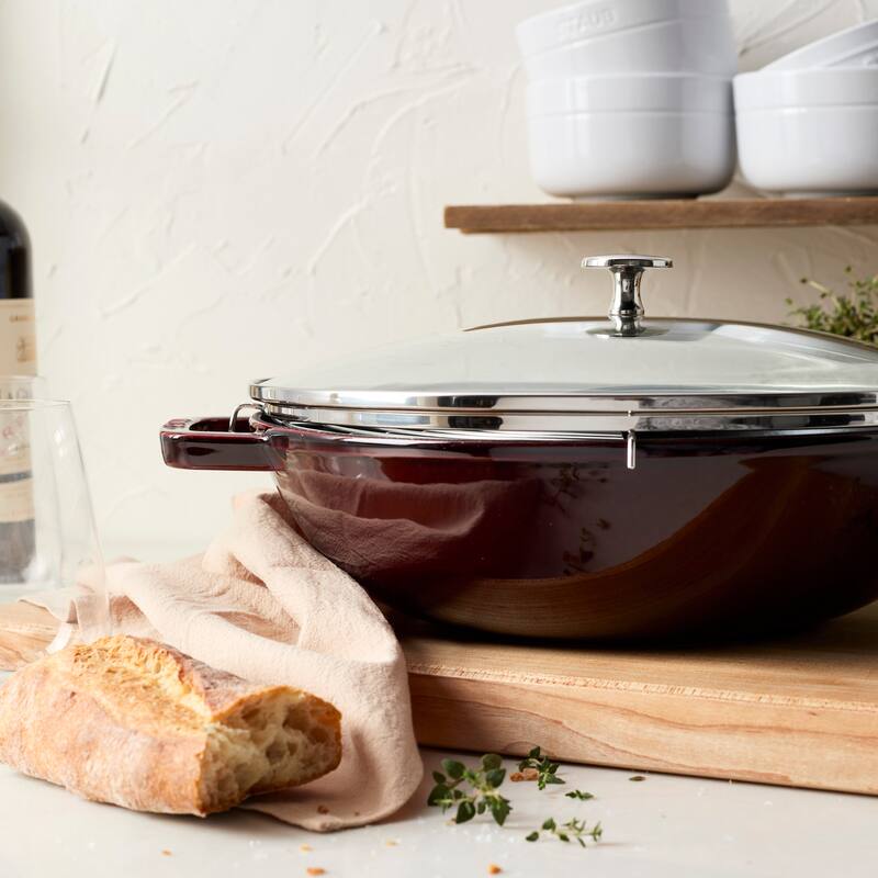 STAUB Cast Iron 4.5-qt Perfect Pan