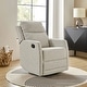 preview thumbnail 4 of 53, Diana Modern Polyester 360-degree Swivel Rocker Recliner by HULALA HOME Grey