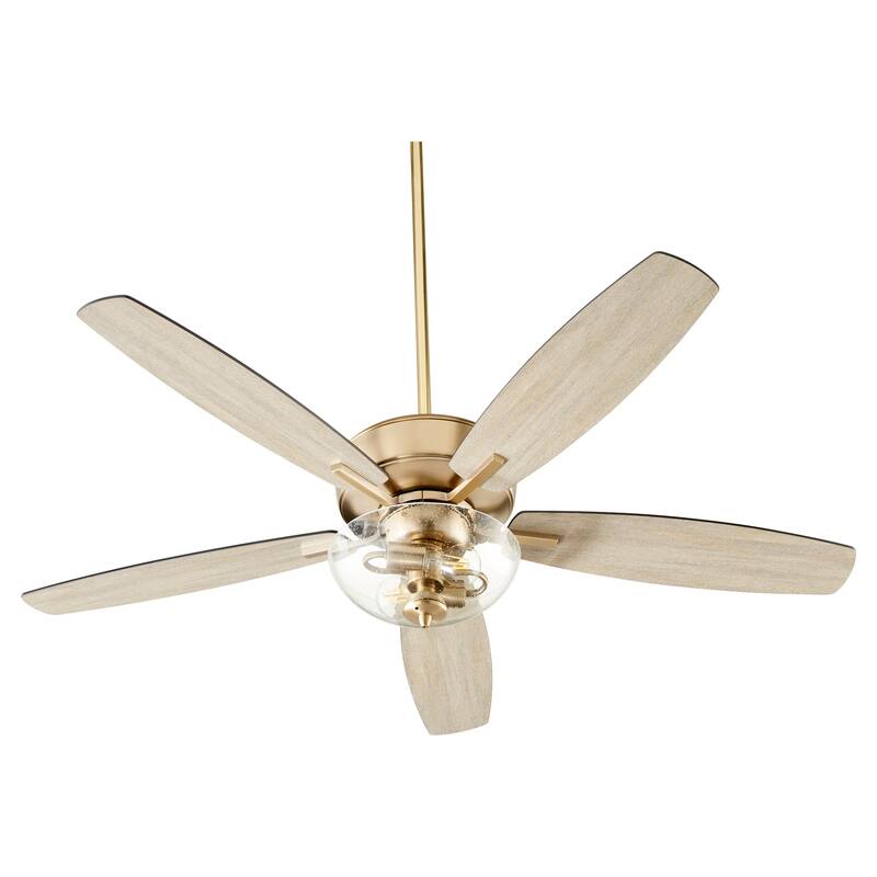 Quorum International Breeze 52" 5 Blade LED Ceiling Fan with Round