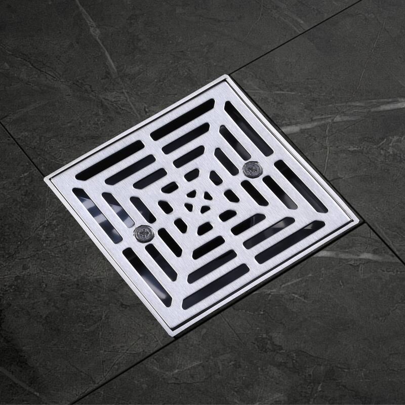 WOWOW 4.5 in. Floor Drain with Square Screw-Tite Strainer