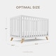 preview thumbnail 20 of 26, Baby Crib for 0 to 3 Years by Comfy Cubs