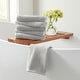 preview thumbnail 56 of 174, Linery & Co. Luxury Cotton Textured Bath Towel. Hand Towel (Pack of 6) - Light Grey