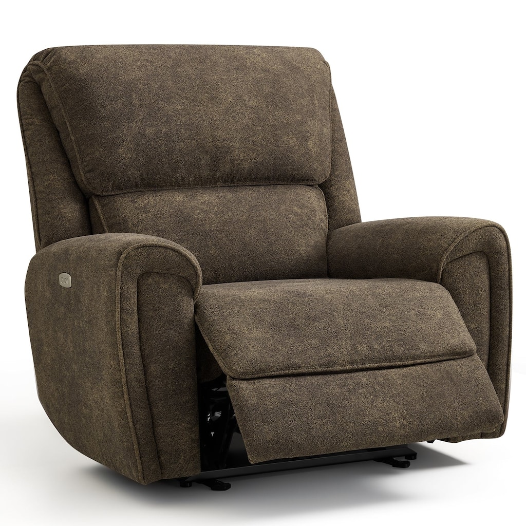 MCombo 400lbs Heavy Duty Power Recliners, Oversized Swivel Rocker Power Recliner Chair for Big and Tall People, USB & Type C
