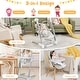 preview thumbnail 15 of 21, Babyjoy 3-in-1 Baby Swing & High Chair with 8 Adjustable Heights &