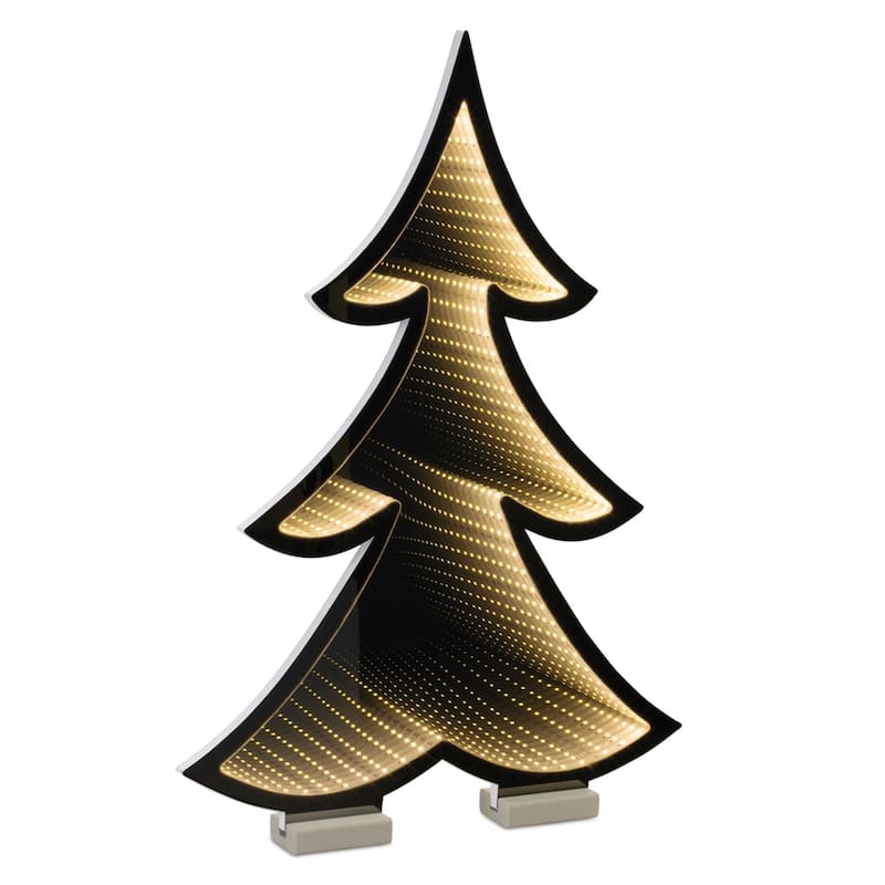 LED 3D Pine Tree Christmas Infinity Mirror - 24.5"