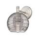 Option Satin Nickel / Light Smoke Deco Swirl