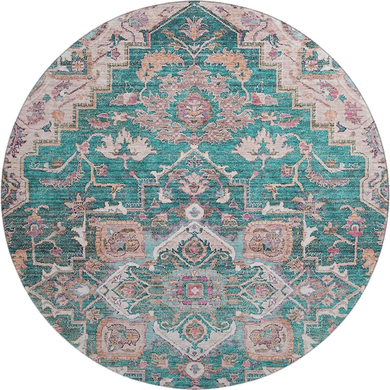 Premium Washable Super Soft Traditional Heriz Mayfield Rug