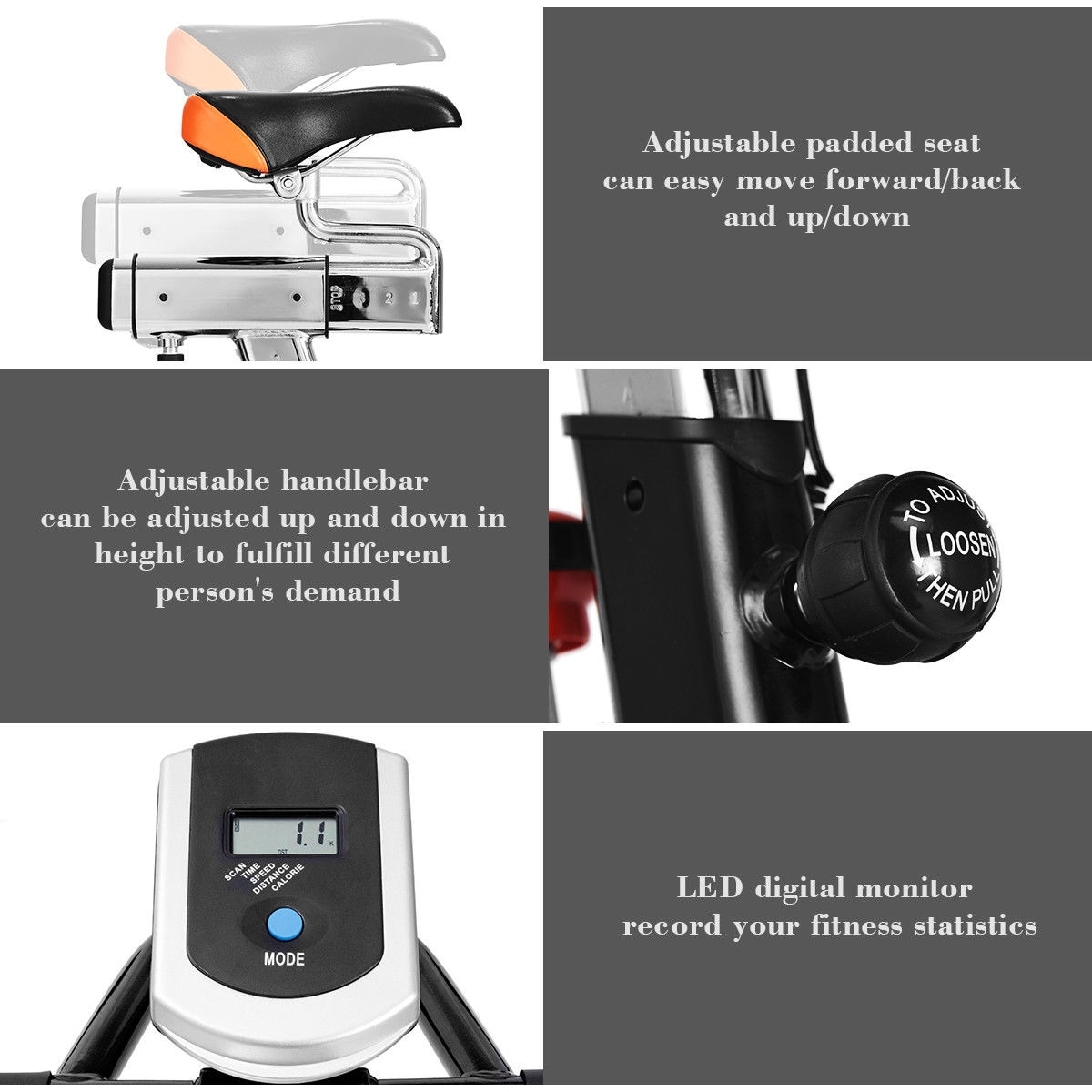 Goplus Exercise Bike Cycle Trainer Indoor Workout Cardio Fitness On Sale Bed Bath Beyond 21009917
