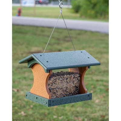 OUTDOOR LEISURE PRODUCTS Model GM17TGC Small Bird Feeder Made with High Density Poly Resin