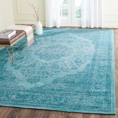 SAFAVIEH Classic Vintage Boho Laurette Distressed Oriental Cotton Rug