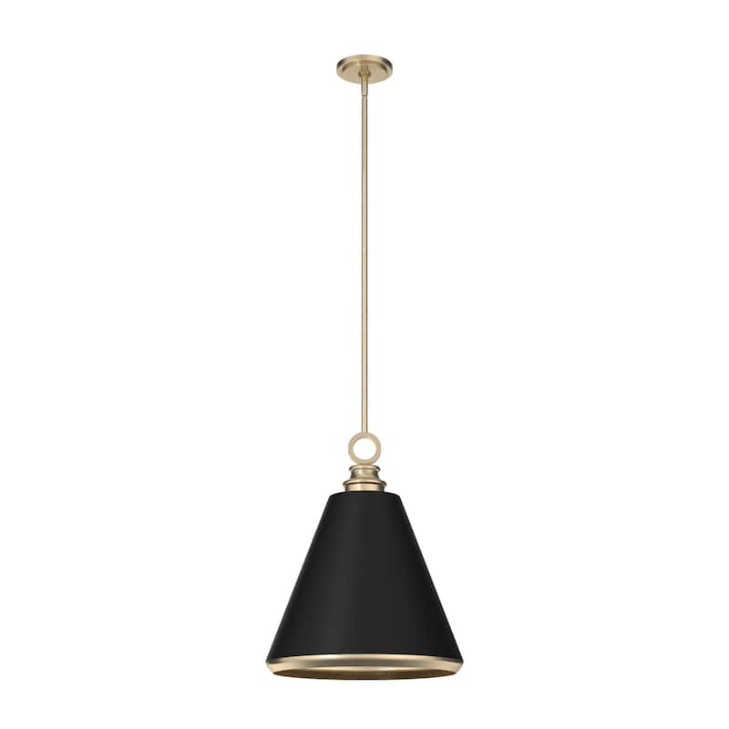 Hunter Klein Art-Deco Metal Pendant - Kitchen Island, Dining Room, Entry - Modern, Industrial
