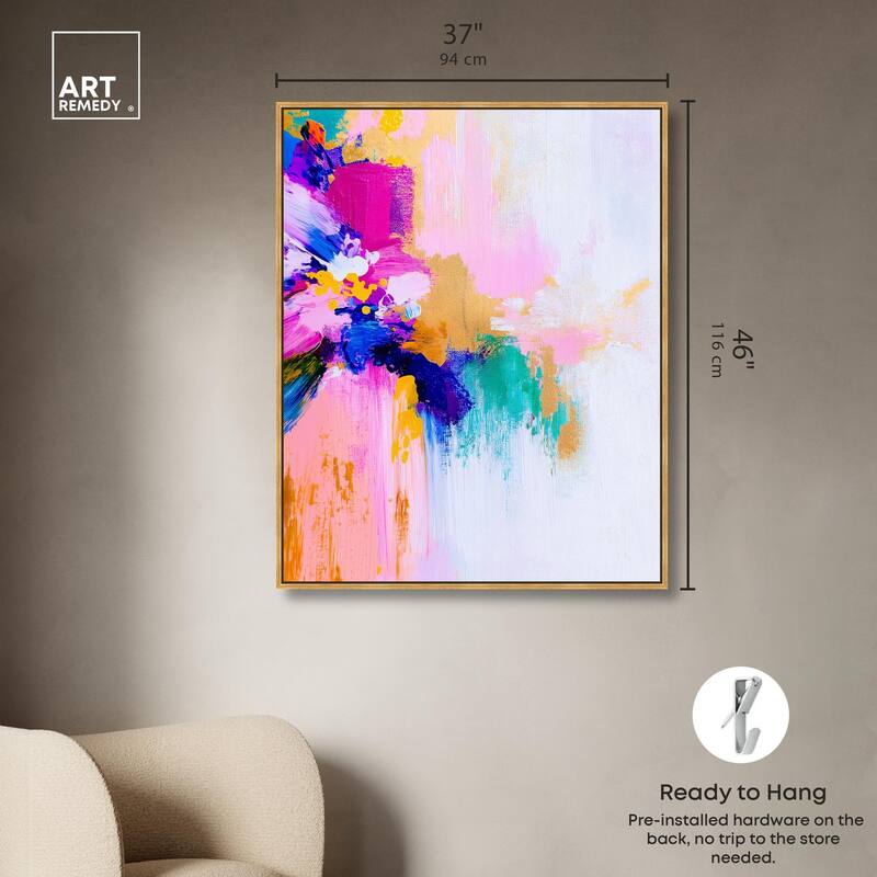 Contrast of Purity III Canvas by Art Remedy