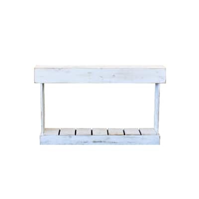 White 46" Slatted Skinny