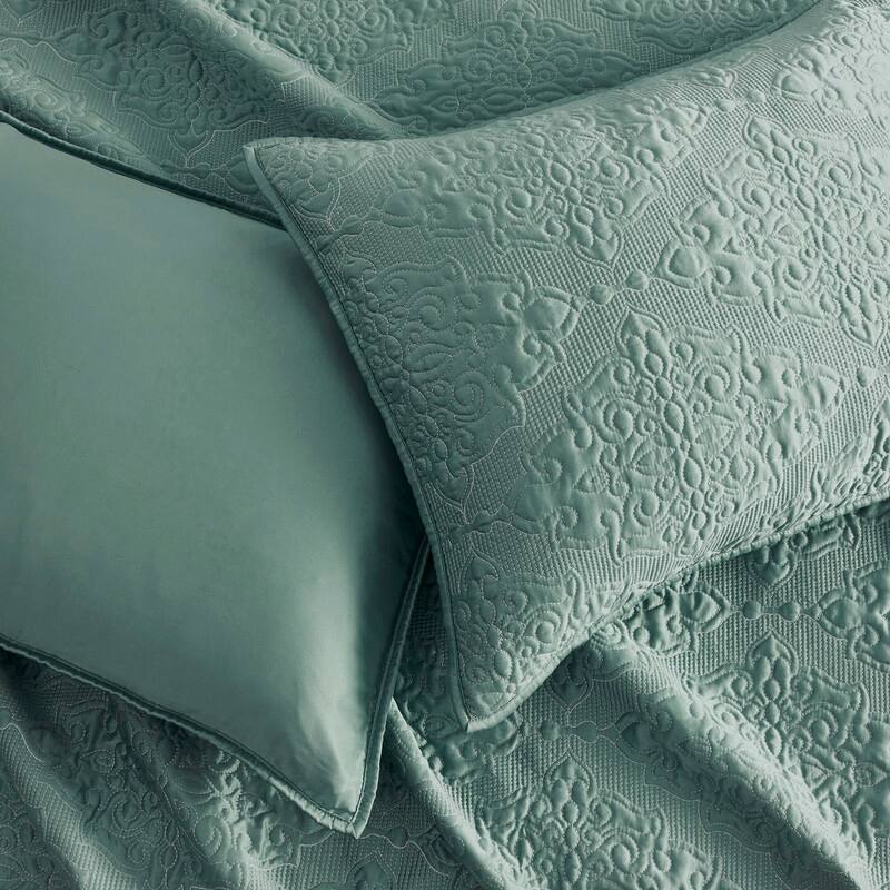Wonderful Satin Quilt Set Cooling 5-Piece Bedding Set for Summer