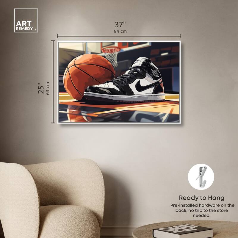 At the Court Canvas by Art Remedy