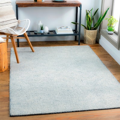 Farina Modern Wool/Viscose Handmade Area Rug