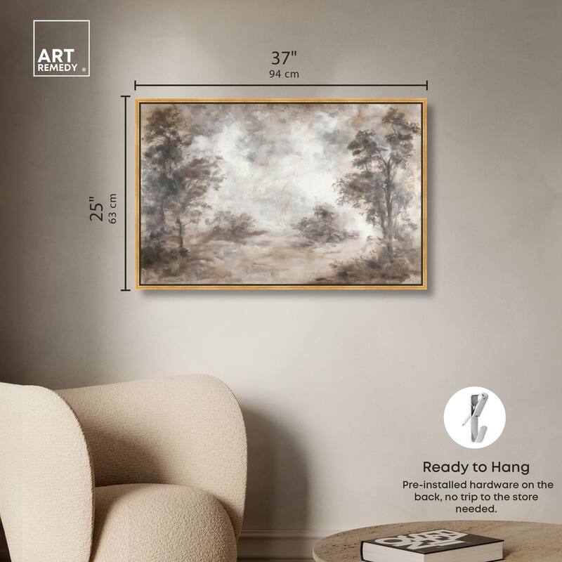 Veiled in Fog Canvas by Art Remedy