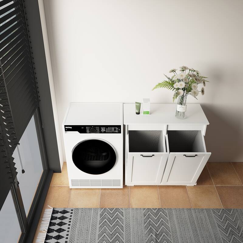 GDF Studio - Tata Modern Laundry Cabinet with Storage Doors
