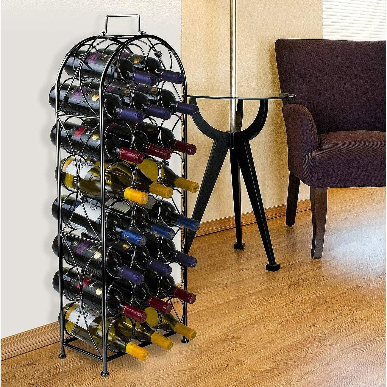 Wine Rack Holds 23 Bottles of Wine French Style On Sale Bed Bath Beyond 39166335