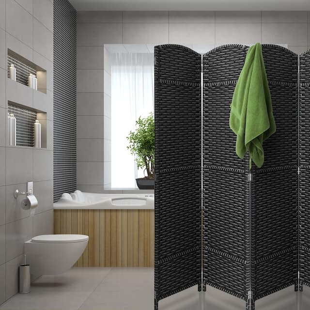 Room Divider Folding Privacy Screen Tall Partition Foldable Wall Panel