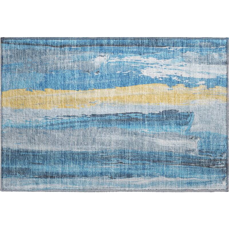 Premium Washable Super Soft Modern Brushstrokes Mayfield Rug