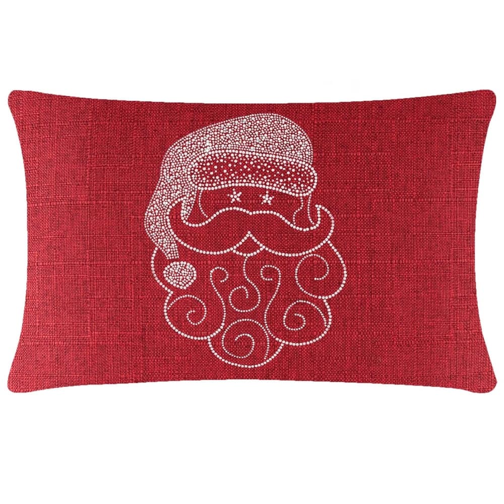 Sparkles Home Santa Rhinestone Pillow