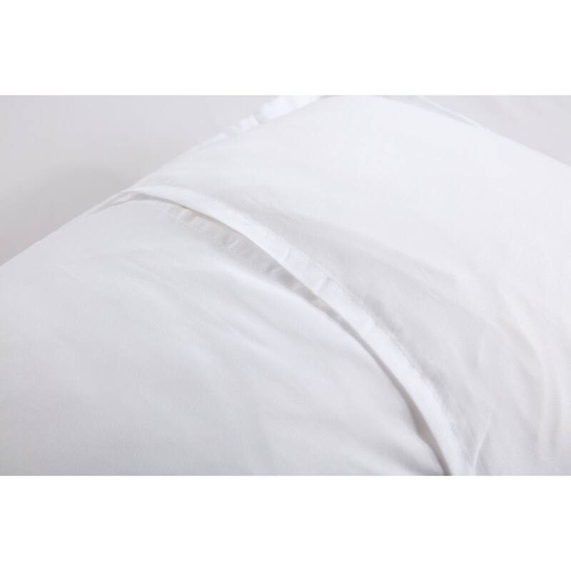 MarCielo 2 PCS Embroidered Pillow Shams Euro Sham