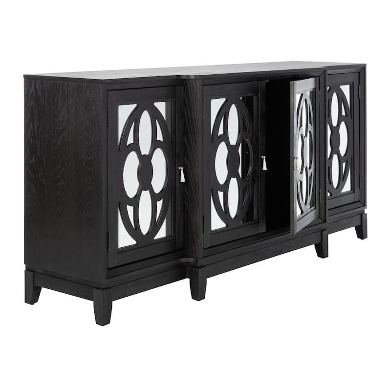 SAFAVIEH Home Madeleine Mirrored Sideboard - 72"W x 19"D x 34"H