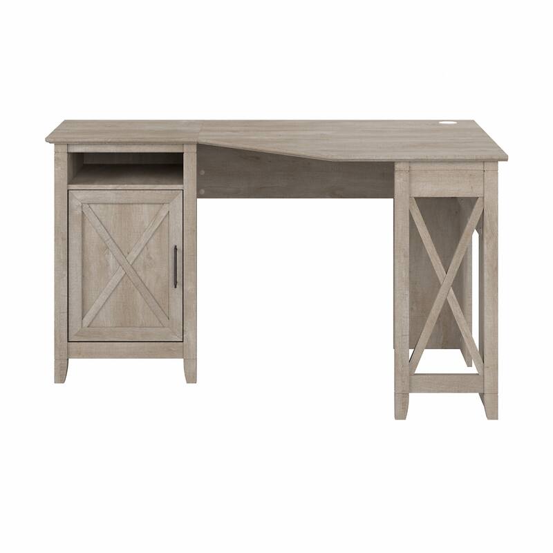Bush Furniture Key West 54W Corner Computer Desk with Storage