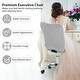 preview thumbnail 17 of 28, Gymax Armless Leisure Office Chair Adjustable Swivel Task Chair